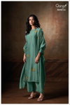 Eshra 4166 By Ganga Bemberg Silk Satin Designer Salwar Suits Wholesale Shop In Surat